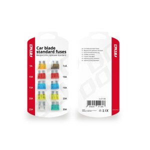 Bezpieczniki samochodowe płytkowe(Standard)-10szt.(blister) 01138