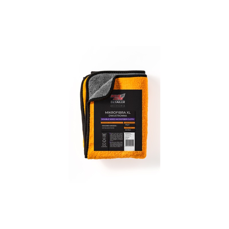 MOJE AUTO - DETAILER Mikrofibra Dwuwarstwowa XL 840g/m2 60x90cm AM-19-633