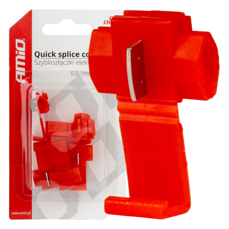 Szybkozłączki elektryczne 0`5-1mm2 10A 5 szt. blister 02340