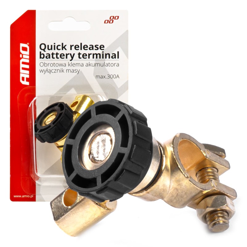 Hebel obrotowy wyłącznik masy akumulatora klema 03021