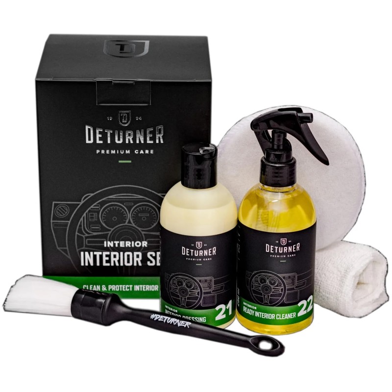 Deturner Interior Set – zestaw do czyszczenia i zabezpieczenia wnętrza auta DET000115