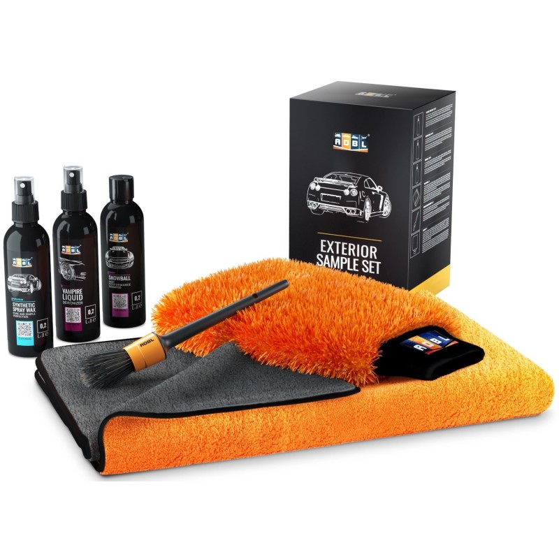 ADBL Exterior Sample Set – zestaw kosmetyków i akcesoriów do pielęgnacji lakieru ADB000396