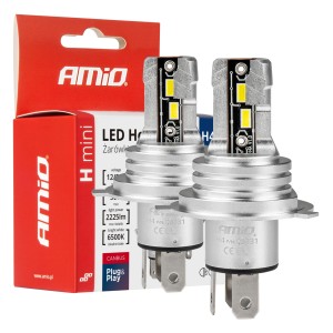 Żarówki samochodowe LED / Headlight H-series mini max 45W H4 03331