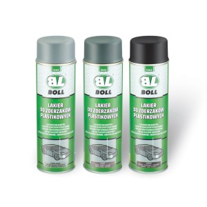 LAKIER DO ZDERZAKÓW I PLASTIKU CZARNY 50 0ml NIE WYMAGA PODKŁADU SPRAY /BOLL/ 001016