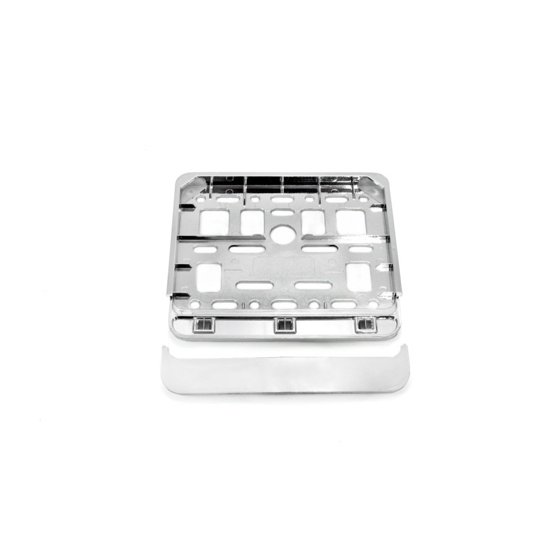 Ramka tablicy rejestracyjnej motorower CHROM / Scooter licence plate frame CHROME 01168
