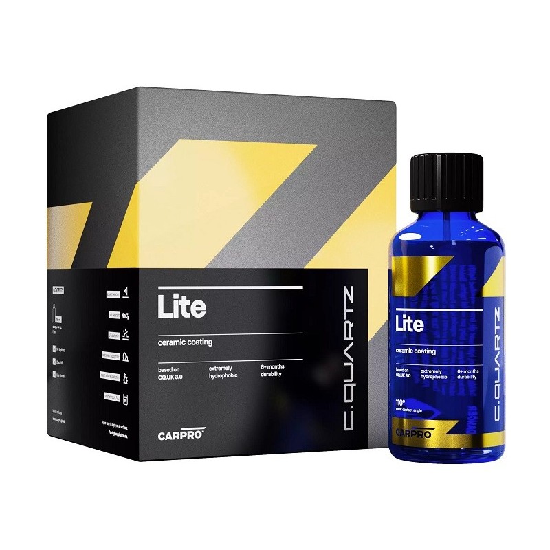 CarPro CQuartz Lite KIT – powłoka ceramiczna dla początkujących` ZESTAW 150ml CAR000258