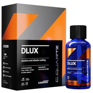 CarPro Cquartz DLUX zestaw z powłoką ceramiczną do zabezpieczania plastików i felg 30ml CAR000025