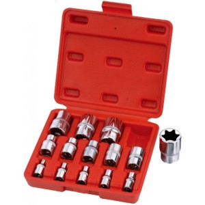 Zestaw nasadek Torx E 14 sztuk MGS13024