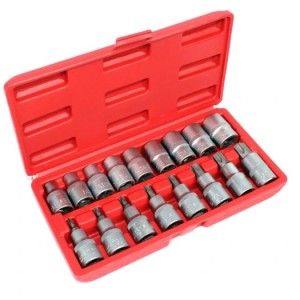 Zestaw nasadek do kluczy Torx EUM-A1540