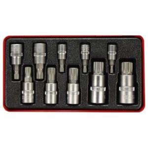 Zestaw nasadek SPLINE M4-M18 10 elementów MGS01910