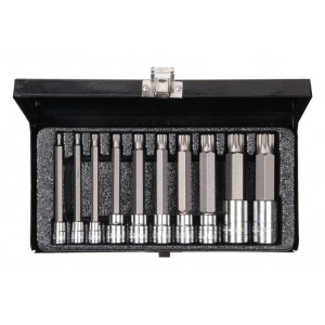 Zestaw nasadek spline M4-M18 długie MGS01910B