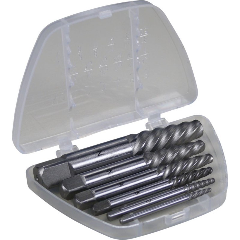 Nasadki-wykrętaki do śrub 3-12 mm` 6 szt. C.176B