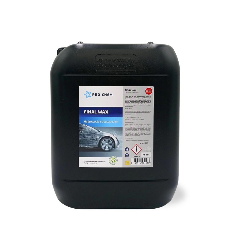 FINAL WAX hydrowosk z osuszaczem` do stosowania na mokro 10L PC215-10