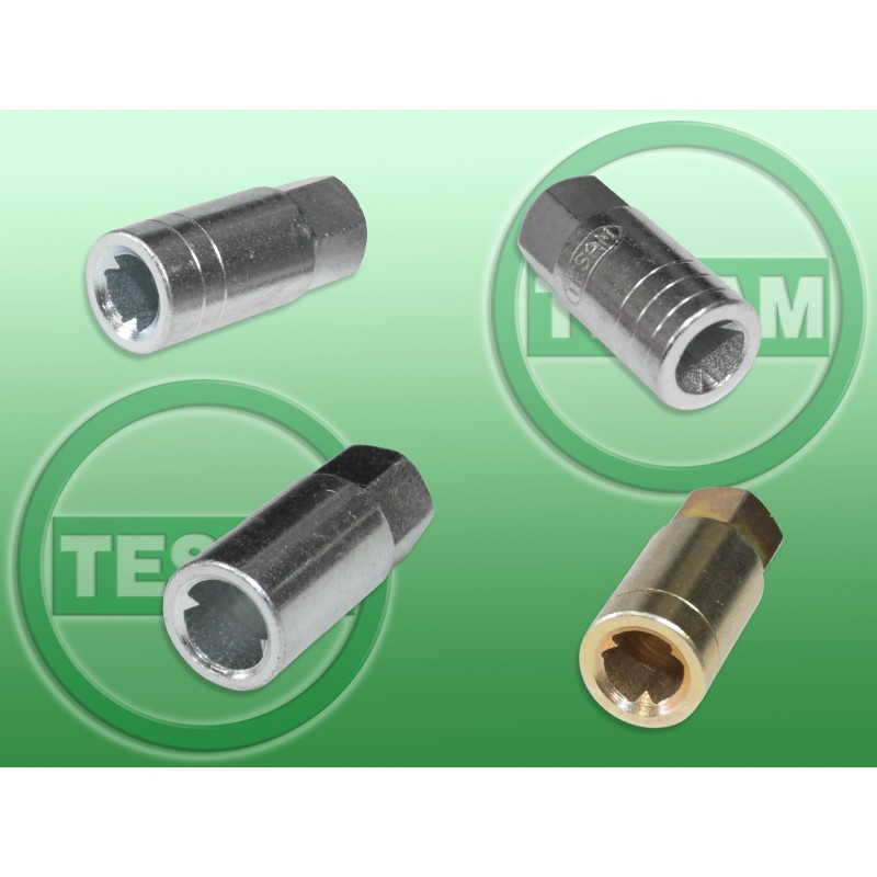 Zestaw 4 kluczy / nasadek do opasek węży gumowych / zaciskowych S0002912