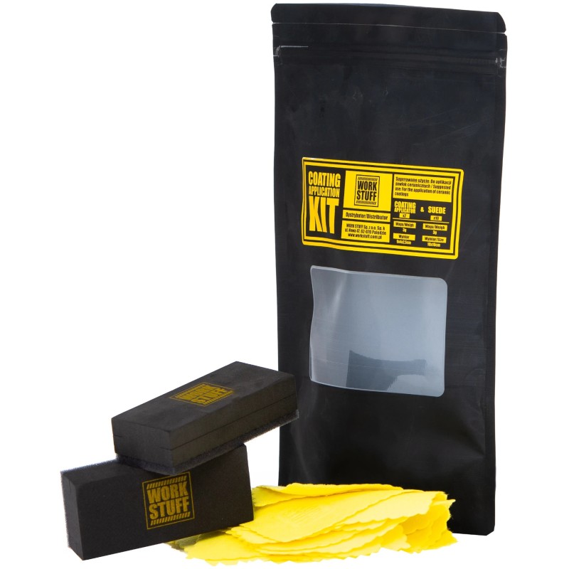 Work Stuff Coating Application Kit – zestaw aplikatorów i ściereczek do powłok WOR000092