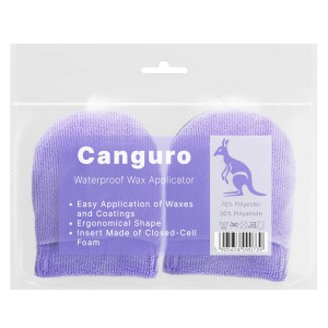 Monster Shine Canguro Wax Applicator - aplikator z mikrofibry` kieszonka na palce 2pack MON000102