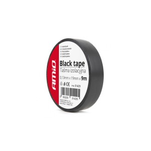 Taśma izolacyjna czarna 19mm x 9m (1 szt.) 01429