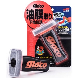 SOFT99 Glaco Glass Compound Roll On - środek do czyszczenia i polerowania szyb 10308