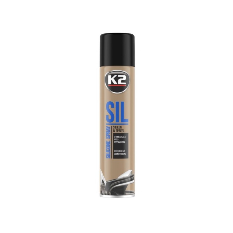 SPRAY SILIKONOWY DO USZCZELEK 300ML SILIKON SPRAY K2 K633