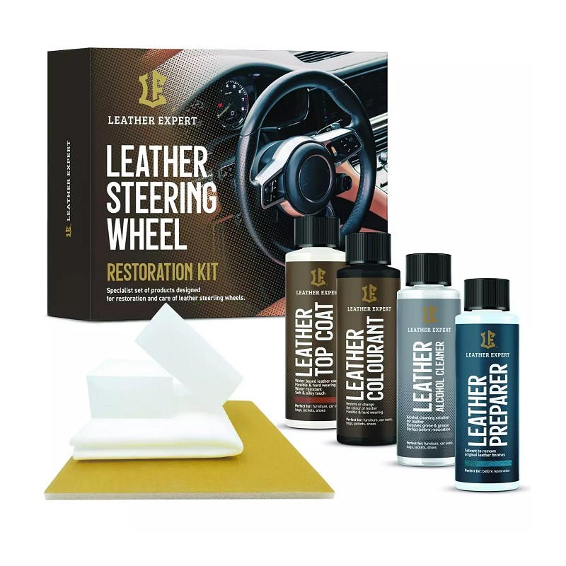 Leather Expert Leather Steering Wheel Restoration Kit – zestaw do renowacji kierownicy LEA000032