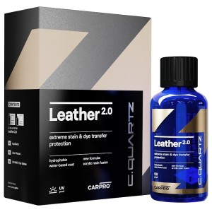 CarPro CQuartz Leather 2.0 – powłoka kwarcowa do skóry i winylu` zestaw 30ml CAR000036