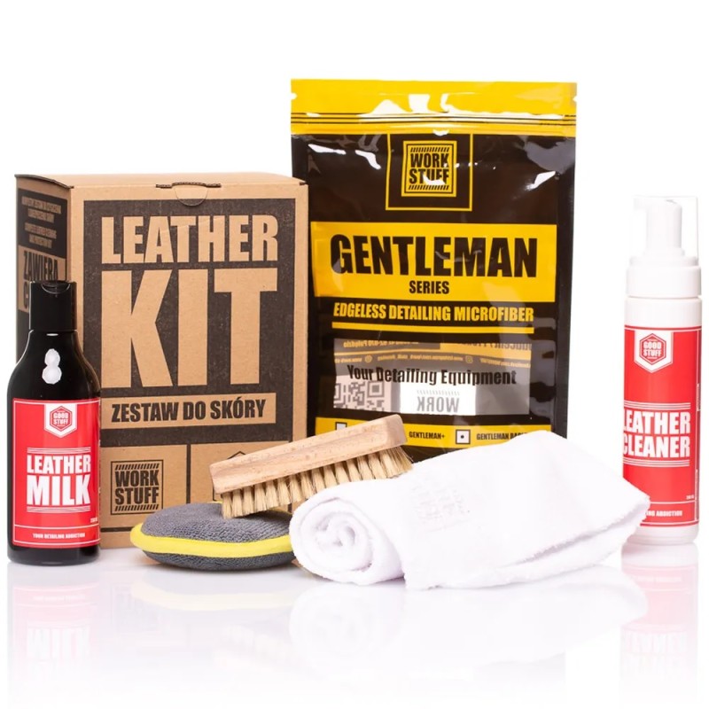 Good Stuff Leather Kit – zestaw kosmetyków i akcesoriów do pielęgnacji skóry GSN000095