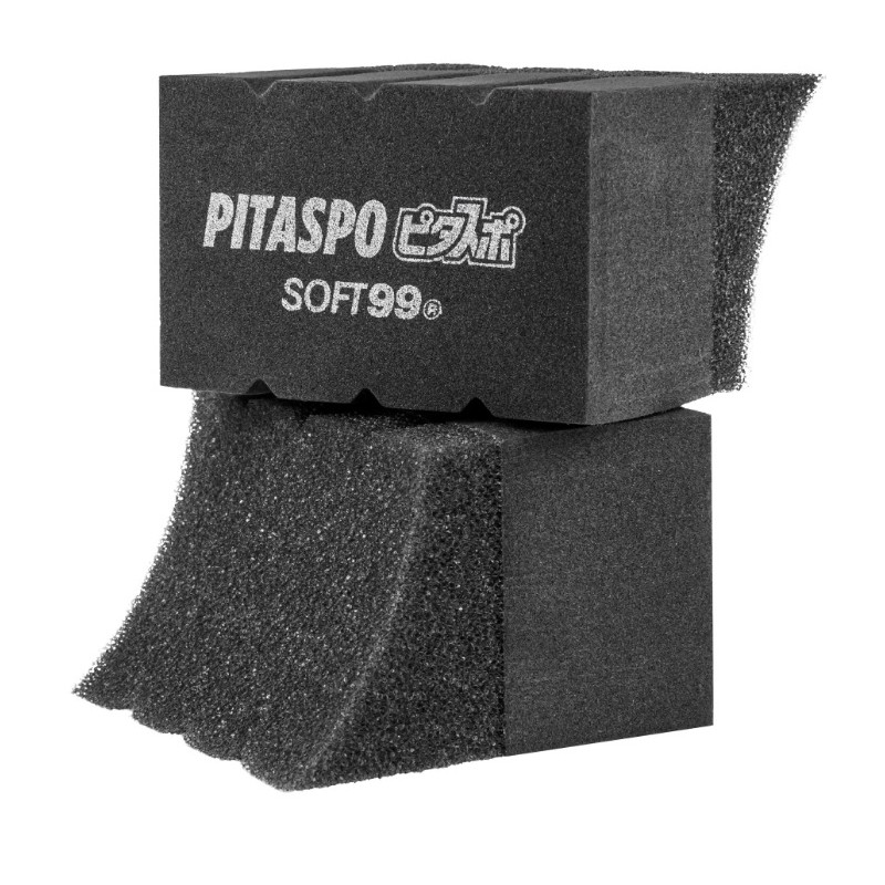 SOFT99 PITASUPO TIRE SPONGES 2szt ZESTAW GĄBEK DO DRESSINGU SOFT99 04163-1 