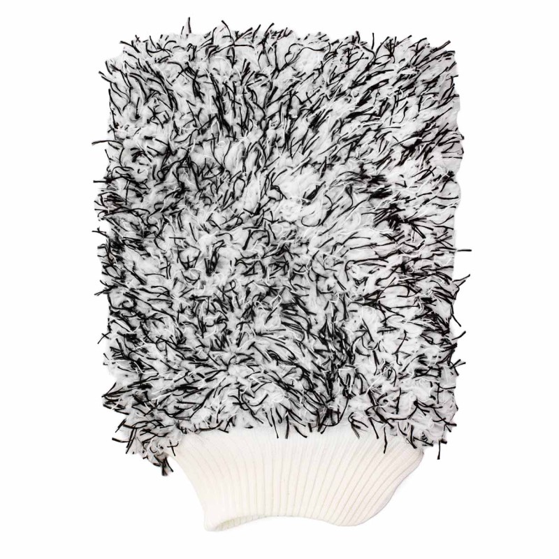 Rękawica do mycia z mikrofibry żółta 25x18cm 600g/sqm 02870