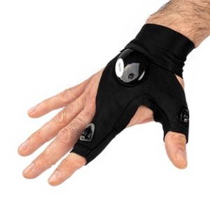 Rękawice z latarką LED / Gloves with LED light 03107