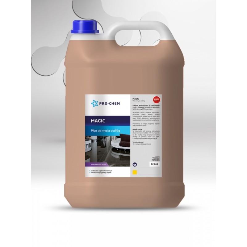 Magic - koncentrat płynu do mycia i pielęgnacji podłóg ceramicznych - 5L PC109-5