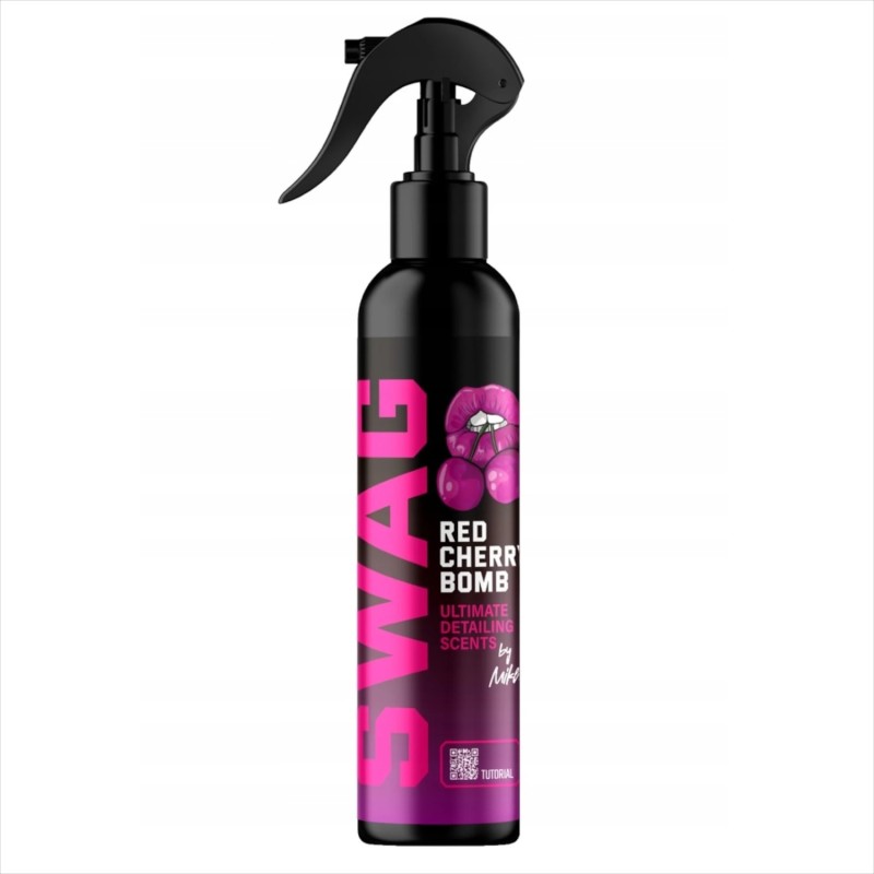 SWAG Red Cherry Bomb 150ml-orzeźwiający zapach samochodowy z  soczystym aromatem czerwonej wiśni SWA000054