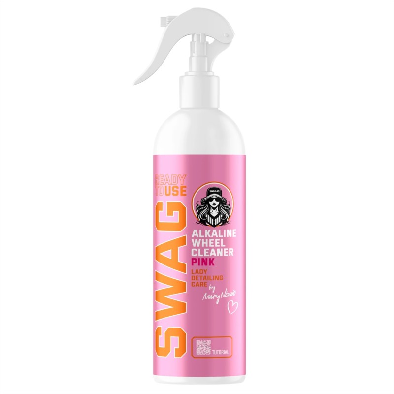 SWAG LADY Alkaline Wheel Cleaner Pink RTU 500ml-Swag Lady Detailing by Mary Nizzio to hołd w stronę Kobiet` które kochają swoje