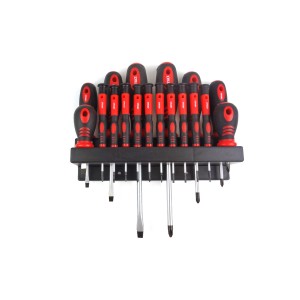 Zestaw wkrętaków z wieszakiem CR-V` 18 szt 02411