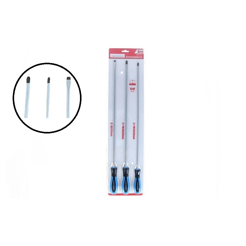 WKRĘTAKI ŚRUBOKRĘTY DO POBIJANIA 3xLONG NE01327