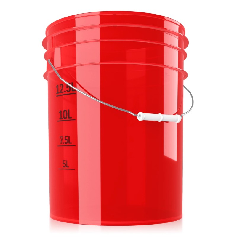 chemicalworkz Performance Buckets Red Transparent 5Gal che000593