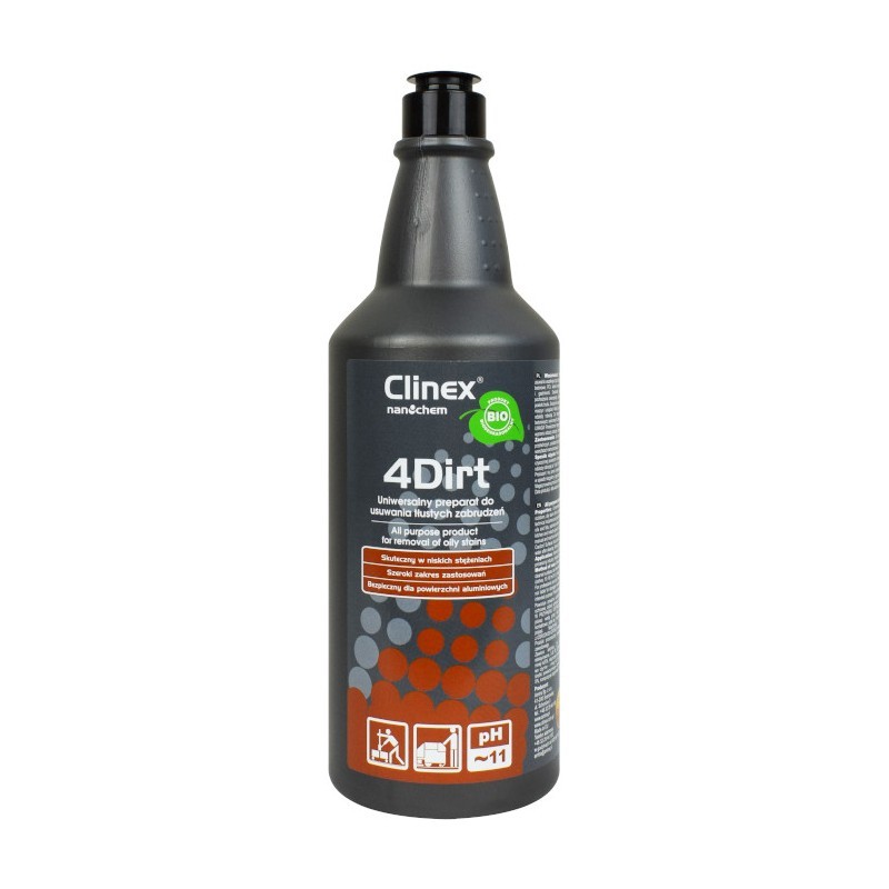Clinex 4Dirt-Uniwersalny preparat do usuwania tłustych zabrudzeń 77-640