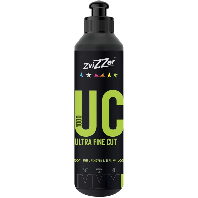 ZviZZer UC1000 Green Ultrafine Cut – bardzo delikatna wykończeniowa pasta polerska 250ml Zvi000008