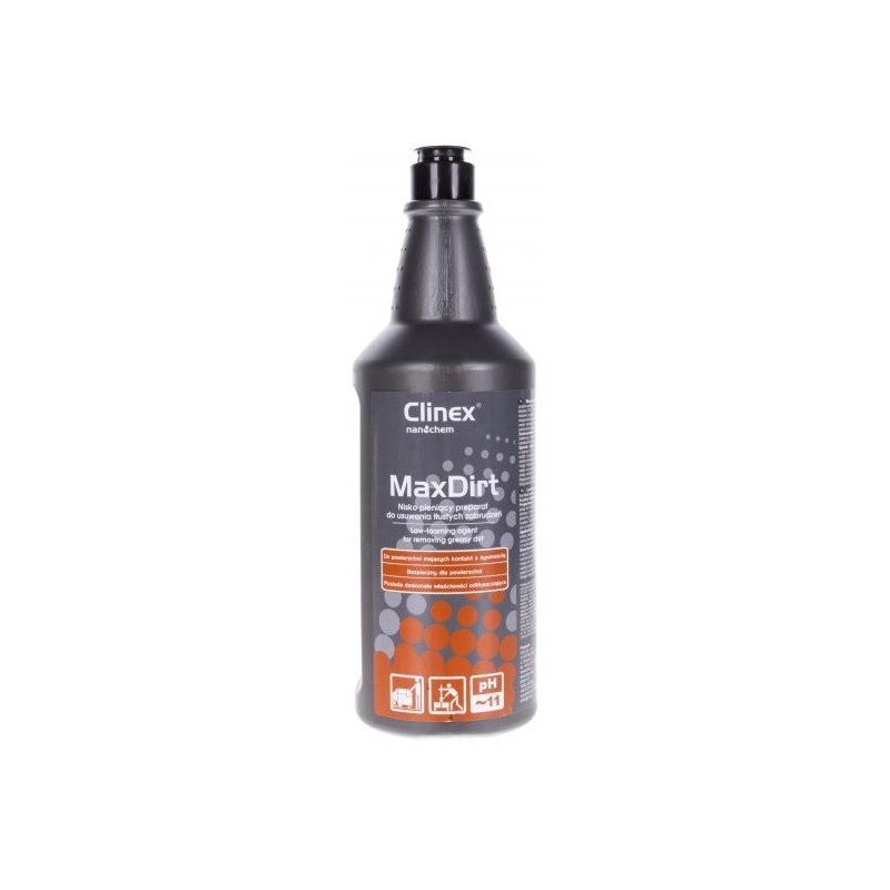 Clinex MaxDirt-Niskopieniący preparat do usuwania tłustych zabrudzeń 77-650