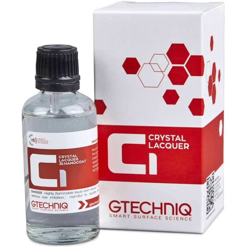 GTECHNIQ C1 Crystal Lacquer - trwała` odporna na zarysowania powłoka 30 ml GTE000001
