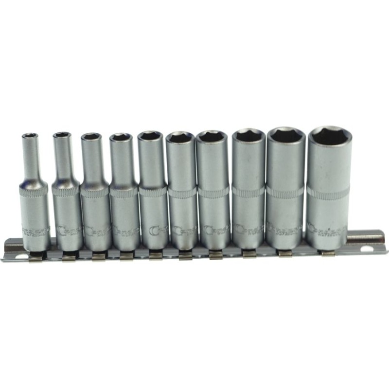 Nasadki długie   5/32`-1/2`` 1/4`` 10 szt. C.21212