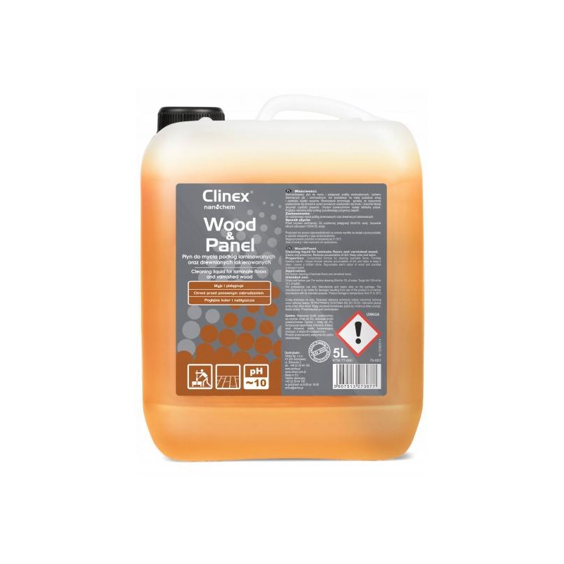 Clinex Wood&Panel - płyn do podłóg drewnianych 5L 77-690