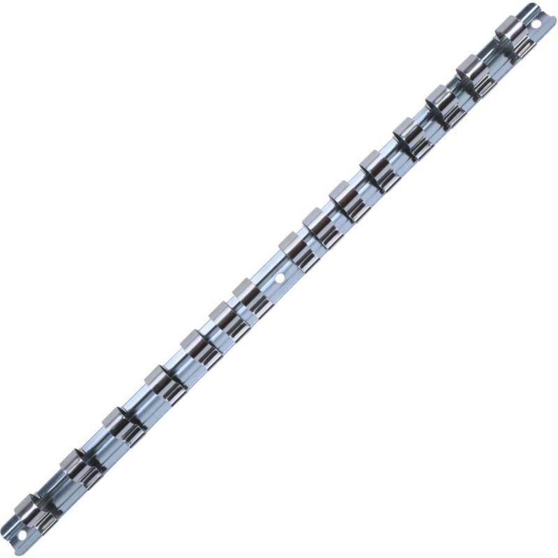 Szyna stalowa do nasadek 1/2`` 15 spinek C.3782