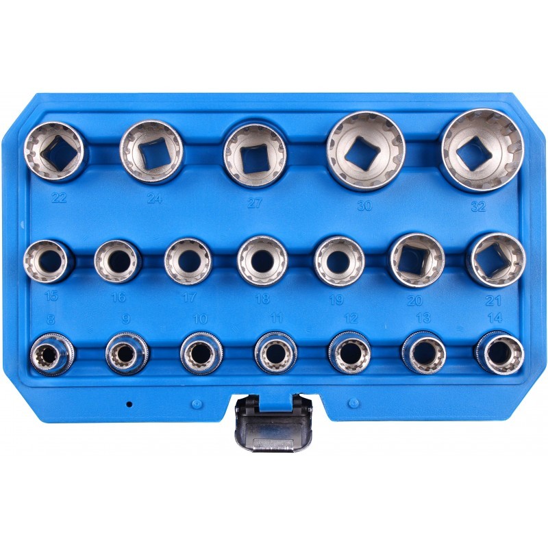 Zestaw nasadek multi 12 kątnych 8-32 mm MGS13777