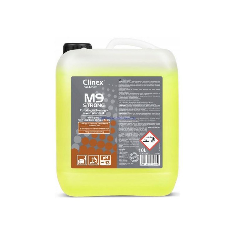 CLINEX M9 Strong PŁYN MYCIA PODŁÓG KONCENTRAT 10L 77-098