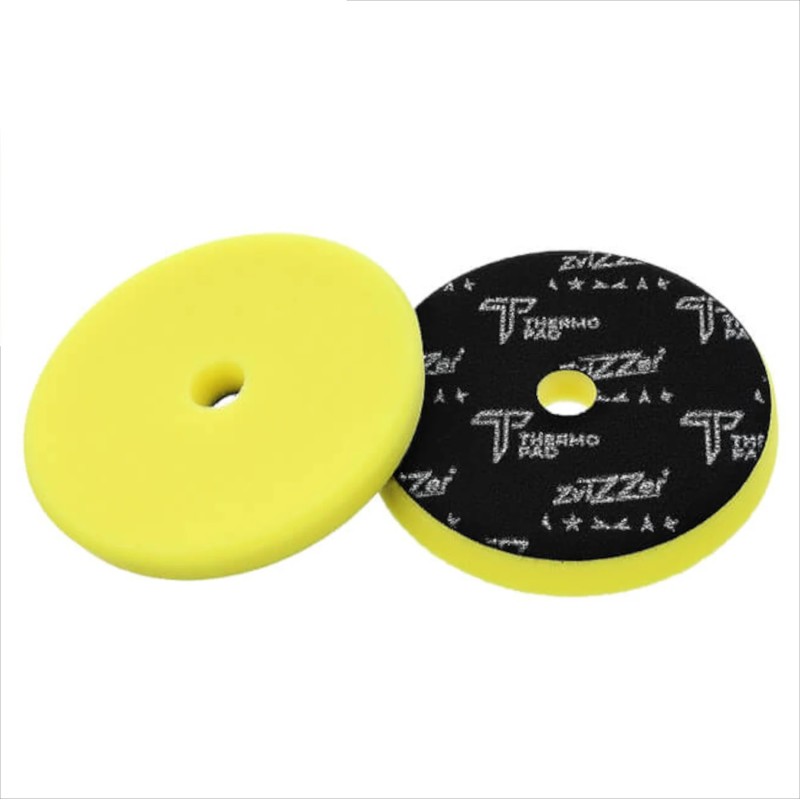 ZviZZer Thermo Trapez Pad Yellow 140/20/125mm-Miękki pad polerski` przeznaczony do usuwania lekkich zarysowań na lakierze Zvi00