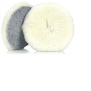 Koch Futro polerskie białe na rzep wełna 135mm Koc000040