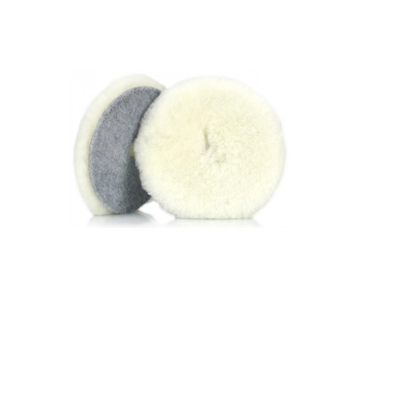 Koch Futro polerskie białe na rzep wełna 135mm Koc000040