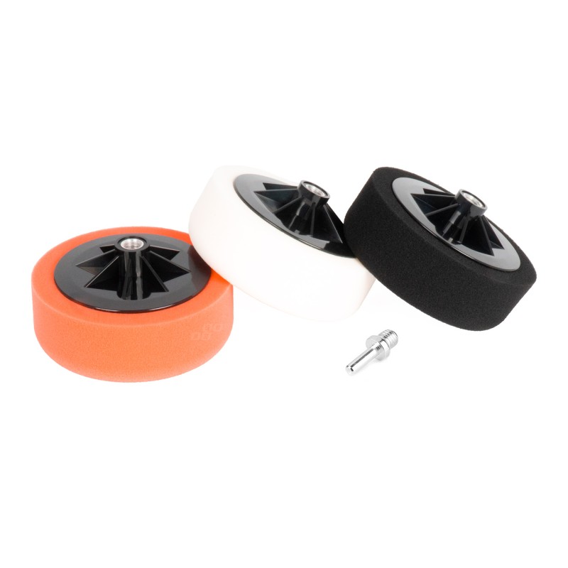 Zestaw gąbek do polerowania / Car polishing set 4pcs 150mm M14 ADET-20 03703