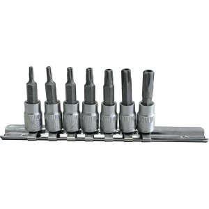 Nasadki pięciokątne TS10-TS45` 1/4`` 7 szt. D.51746