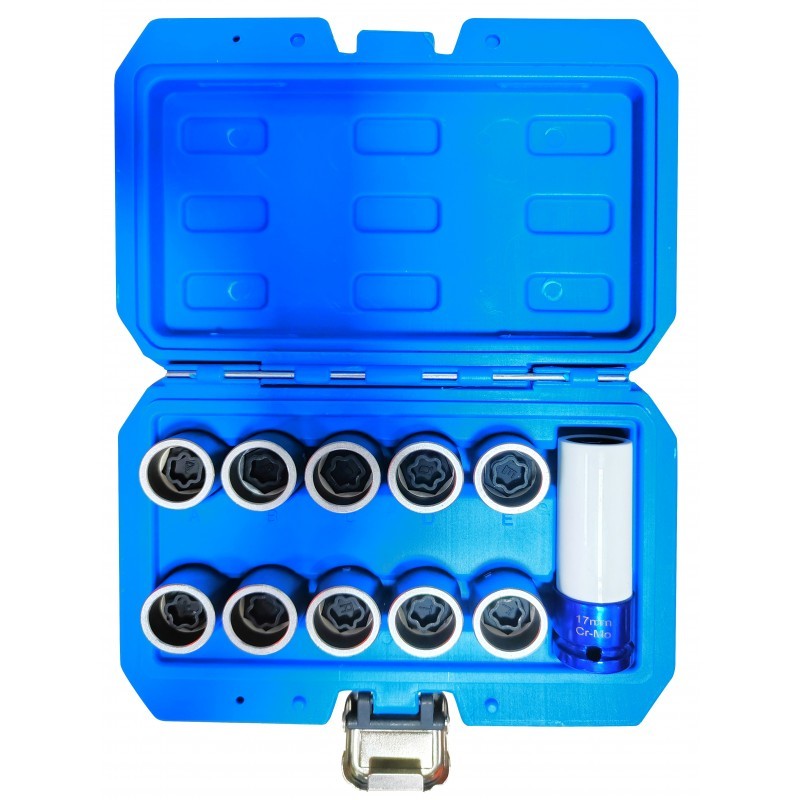 Zestaw nasadek do śrub kół zabezpieczających Toyota 10 szt MGS13764